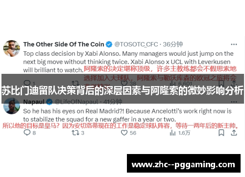 苏比门迪留队决策背后的深层因素与阿隆索的微妙影响分析 苏比门迪留队决策背后的深层因素与阿隆索的微妙影响分析